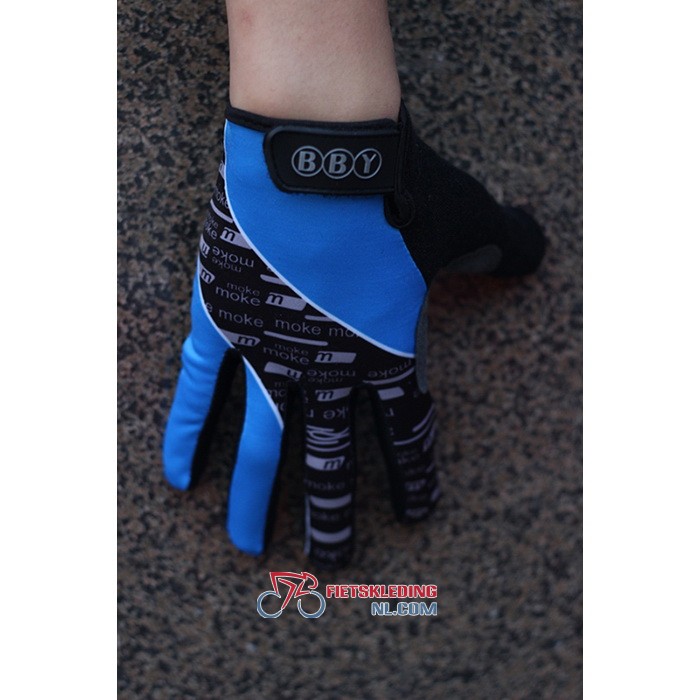 2020 Livestrong Lange Handschoenen Blauw Zwart